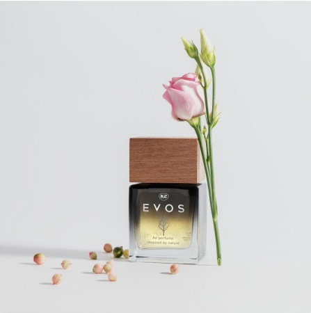 Parfum Auto Spray K2 EVOS UNICORN 50ml, Aromă Fructată (Piersică, Plumeria, Santal), Sticlă cu Dop de Lemn [3]