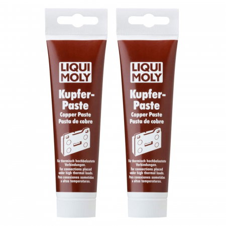 Branduri - Pachet 2 x Pasta Liqui Moly pentru imbinari solicitate termic, pe baza de cupru, 100 gr