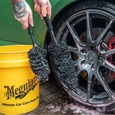 Perie Curatare Jante Aliaj Meguiars Supreme Microfibre Wheel Brush L [4]