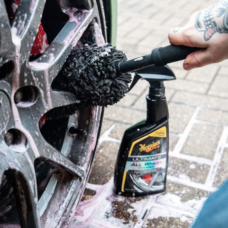 Perie Curatare Jante Aliaj Meguiars Supreme Microfibre Wheel Brush M [1]