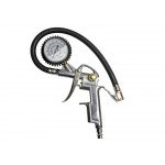 Scule vulcanizare (Vulcanizare si service roti) - Pistol de aer pentru pneuri cu manometru 0-1