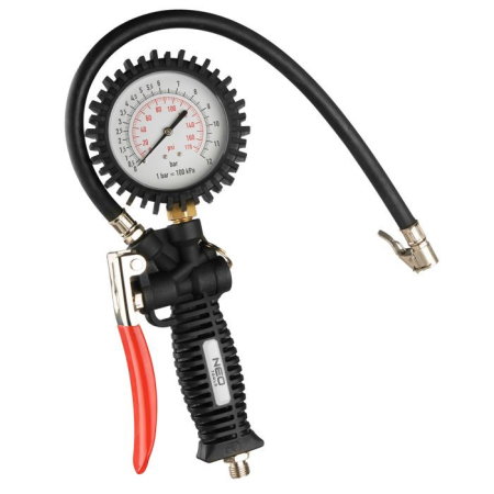 Scule vulcanizare (Vulcanizare si service roti) - Pistol de umflare cu manometru 80 mm