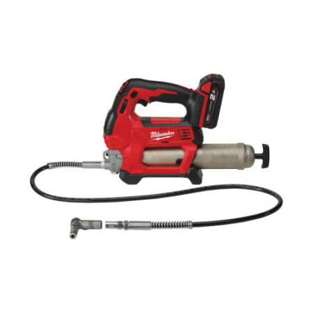 Reparatii si Echipamente Auto - Pistol pentru gresat M18tm Milwaukee M18GG-201C, cod 4933440490, 1 x M18 B2 acumulator, M12-18 C incarcator, cutie plastic