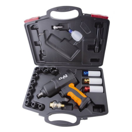 Scule pneumatice (Scule si echipamente service) - Pistol pneumatic de impact 1600Nm cu set tubulare