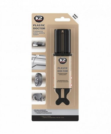Reparatii si Echipamente Auto - PLASTIC DOKTOR - Adeziv pentru plastic bicomponent - alb, negru