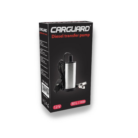 Casa si Gradina - Pompă Submersibilă Transfer Combustibil 12V, Debit 30 L/min, Diametru 51mm, Cablu 3m cu Cleme Crocodil