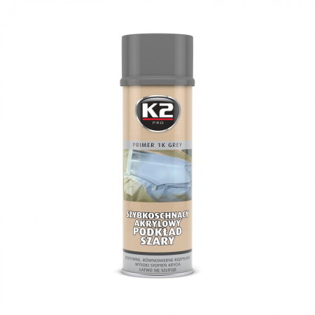 Vopsele (Chimice auto) - PRIMER 1K GREY 500 ml. - Spray grund gri 500 ml.