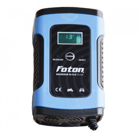 Redresor si roboti pornire (Scule si echipamente service) - Redresor inteligent Foton RI-12-6 cu desulfatare - 12V/6A
