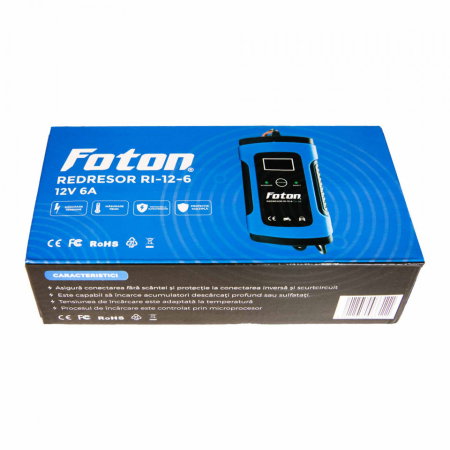 Redresor inteligent Foton RI-12-6 cu desulfatare - 12V/6A [1]