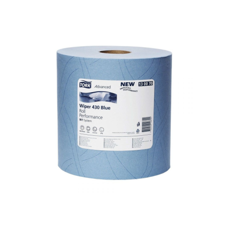 Solutie curatat pardoseli (Curatenie service) - Rola hartie albastra 340 m 2 straturi
