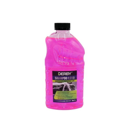 Intretinere si Cosmetica Auto - Sampon auto concentrat roz 1:200 Derby 1L