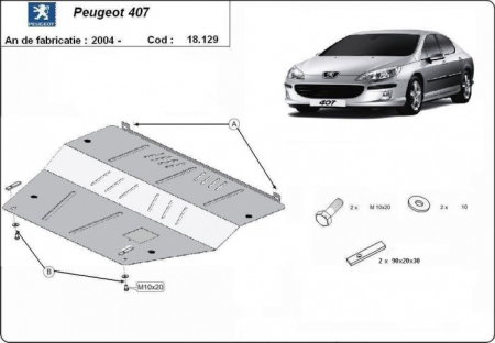 Scut metalic motor, cutie de viteza [1]