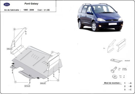 Scuturi metalice () - Scut metalic motor, cutie de viteza