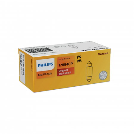 Electrica si Electronice Auto - Set 10 Becuri Bord Festoon T10.5X38 12V Philips