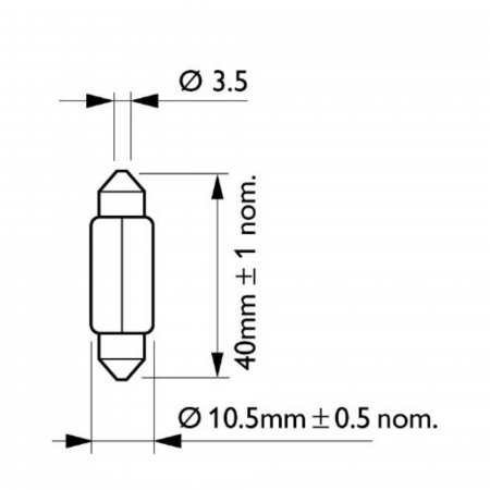 Set 10 Becuri Bord SV8.5 12V Philips [2]