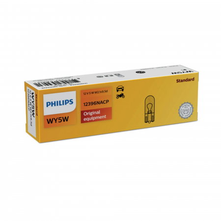 Electrica si Electronice Auto - Set 10 Becuri Fara Soclu WY5W 12V Philips