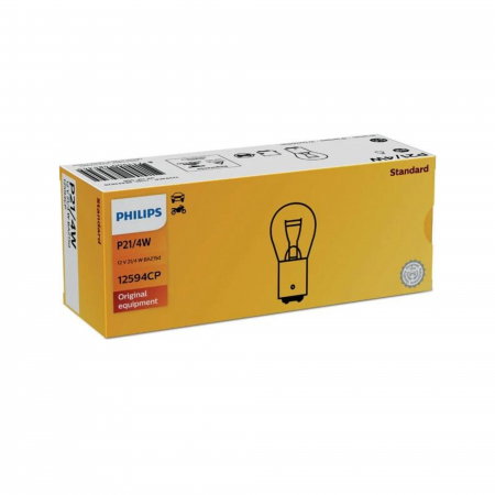 Electrica si Electronice Auto - Set 10 Becuri Frana P21/4W 12V Philips