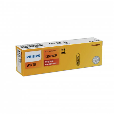 Electrica si Electronice Auto - Set 10 Becuri Interior WB T5 12V Philips