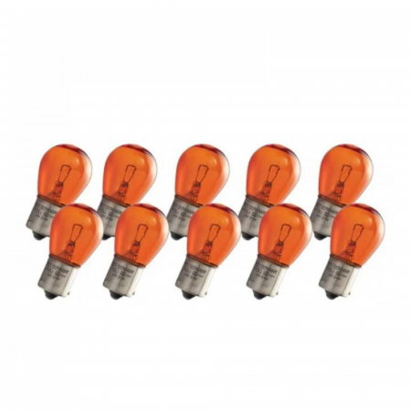 Set 10 Becuri Semnalizare 12V PY21W BAU15S Galben Sct [1]