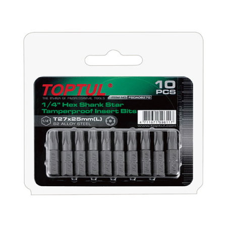 Surubelnite, biti si adaptori (Scule si echipamente service) - Set 10 biti 1/4 T30