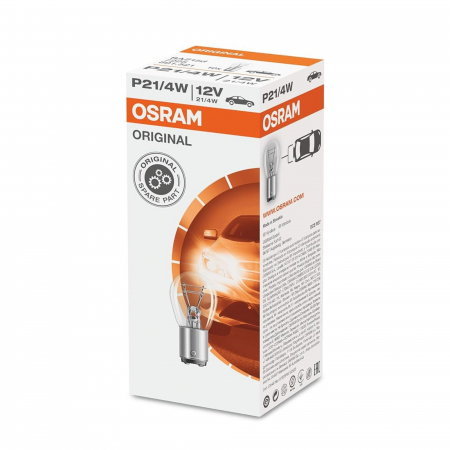 Electrica si Electronice Auto - Set 10 becuri P21/4W 12V Osram, Original