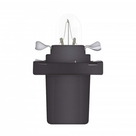 Set 10 Becuri Bord OSRAM B8.5d, Soclu Negru - 12V, 1.2W (Iluminat Instrumente / Ceasuri) [1]