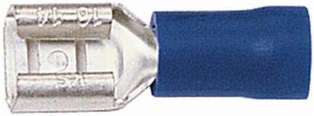 Papuci electrici (Accesorii electrice) - Set 100 buc Conector cablaj A53 Albastru