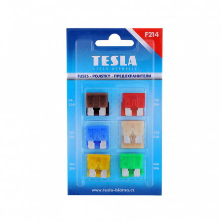 Electrica si Electronice Auto - Set 12 sigurante fuzibile Tesla, ATO, 5A, 7,5A,10A, 15A, 20A, 25A, 30A, 40A