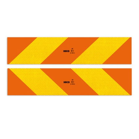 Branduri - Set 2 autocolante reflectorizante Hico 565x132 mm