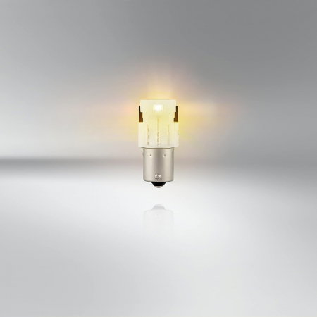 Set 2 Osram LED P21W 12V amber (portocaliu) blister [2]