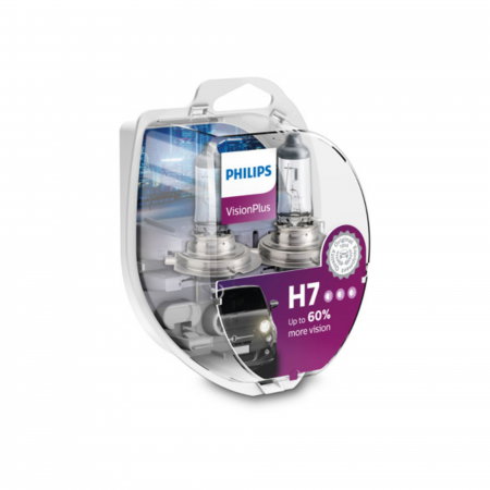 Electrica si Electronice Auto - Set 2 Becuri Far H7 55W 12V Philips Vision Plus