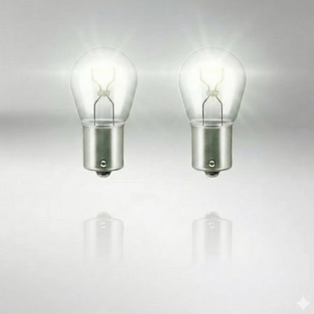 Set 2 Becuri Auto P21W 12V Osram Ultra Life, Soclu BA15s, Durata de Viata Extinsa (4x), Semnalizare / Frana / Marsarier [2]