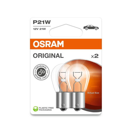 Auxiliare Halogen - Set 2 becuri P21W Osram Original blister