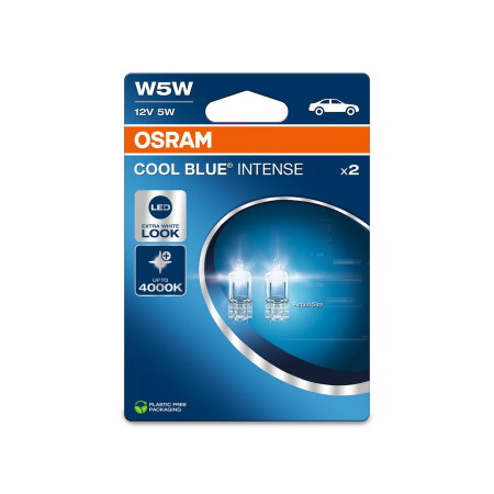 Auxiliare Halogen - Set 2 becuri W5W Osram Cool Blue Intense NextGen blister