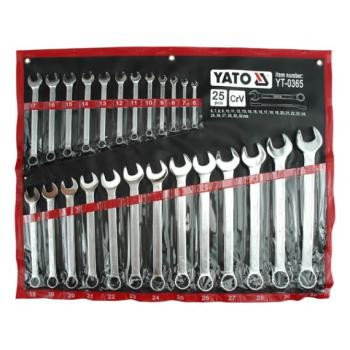 Set chei combinate (Chei fixe, inelare si combinate) - Set 25 chei combinate 6 - 32 mm