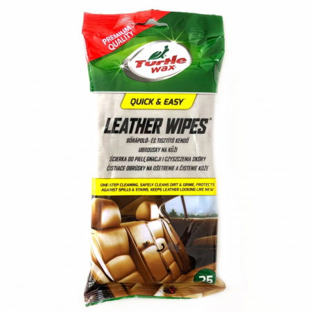 intretinere piele (Cosmetice si intretinere auto) - Set 25 servetele Turtle Wax Intretinere piele