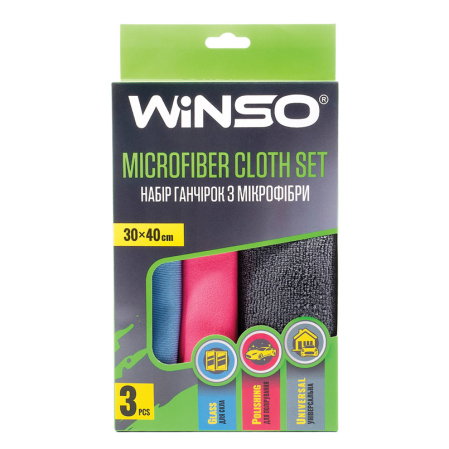 Lavete (Accesorii echipamente de curatat) - Set 3 buc lavete microfibre 30x40cm