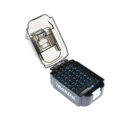 Seturi si adaptoare (Accesorii scule electrice) - Set 30 biti de impact pentru insurubare, Makita E-03084, cu prelungitor magnetic, 31 piese