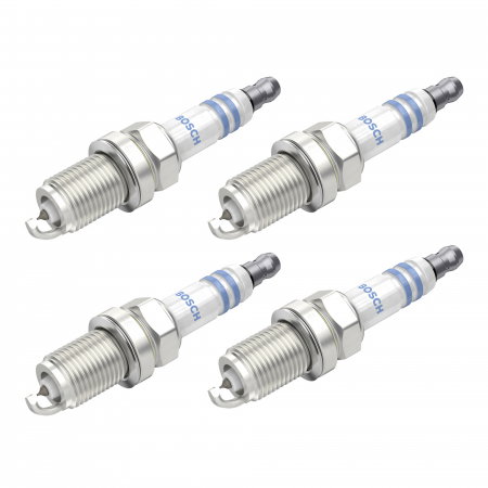 Echipamente Service - Set 4 bujii scanteie Bosch pentru Honda Civic, Hyundai ix55, Sonata V, Tucson, Kia Opirus, Sportage, Mitsubishi Eclipse, Lancer VIII, Outlander, Suzuki Grand Vitara, Toyota Hiace, Previa, Prius, Rav 4