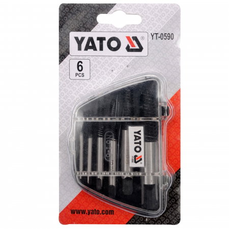 Reparatii si Echipamente Auto - Set 6 buc extractoare Yato pentru suruburi rupte
