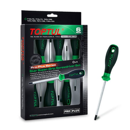 Materom - Set 6 piese surubelnite tip torx asortate seria pro