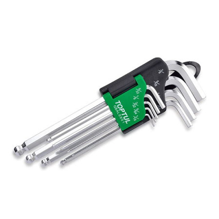 Surubelnite, biti si adaptori (Scule si echipamente service) - Set 9 piese chei hexagonale lungi