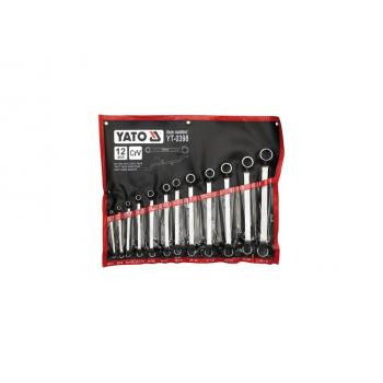 Set chei inelare cotite (Chei fixe, inelare si combinate) - Set chei inelare cotite 6-32MM,12BUC