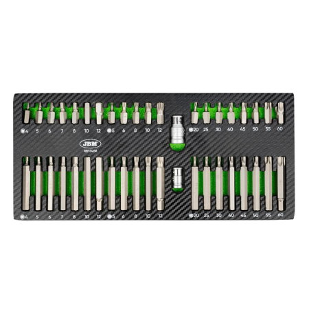 Tubulare cu torx, E-uri si hexagon (Scule si echipamente service) - Set de 42 Imbusuri Hexagonale, 12 varfuri si Torx-uri