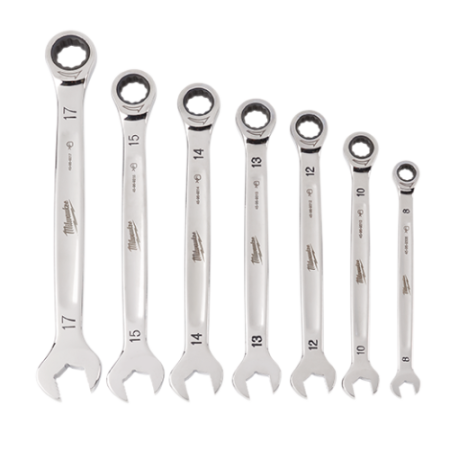 Set de chei combinate cu clichet Maxbitetm metric, 7buc 8-17 mm [1]