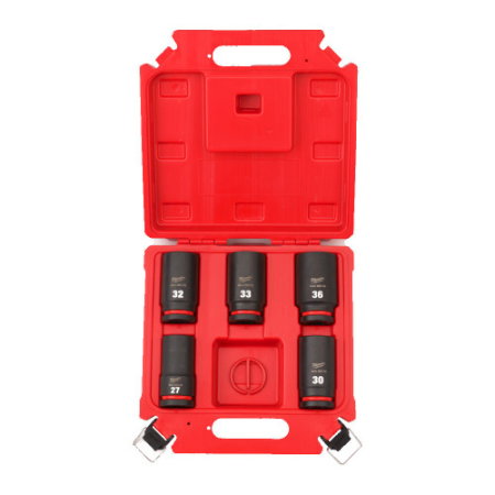 Scule de impact (Scule si echipamente service) - Set de chei tubulare de impact lungi 3/4", 5buc