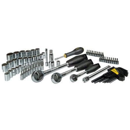 Set de chei tubulare STANLEYr de 1/4 in., 3/8 in. 1/2 in., 80 buc. [1]