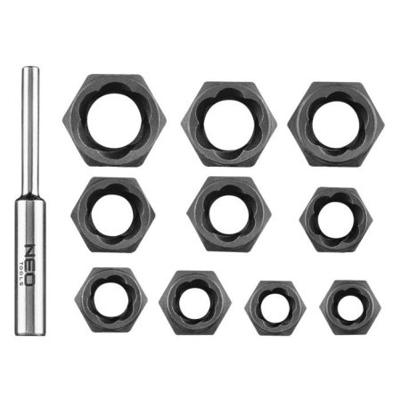 Set extractoare suruburi, 3/8 ", 11 bucati [1]