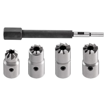 Scule speciale reparatii auto (Scule speciale auto) - Set freze pentru curatat si reconditionat scaun injectoare motor diesel (seat cutter set)