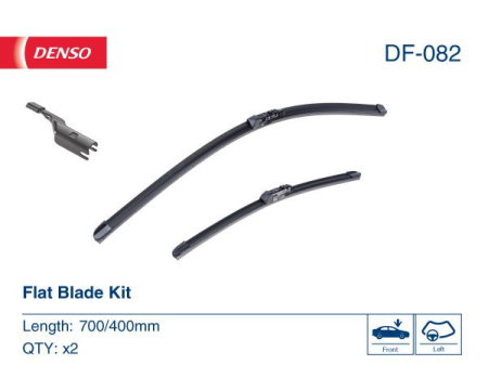 Turisme (Stergatoare) - Set Lamela stergator Denso Flat 700/400 mm